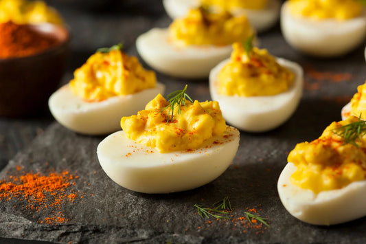 9º80º Pimento Cheese Deviled Eggs 9º80º Sauces & Marinades