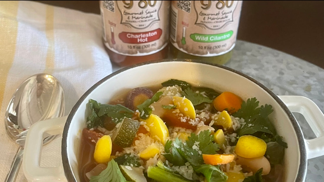 9°80° Summer Minestrone Soup