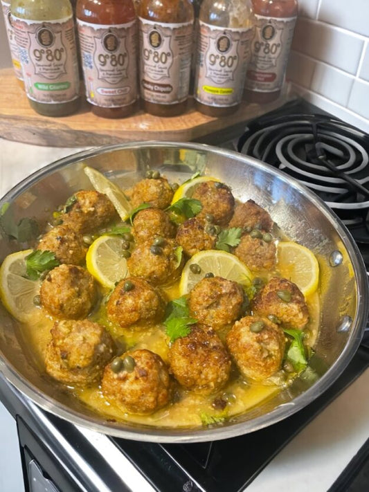 9-80-Chicken-Piccata-Meatballs 9º80º Sauces & Marinades