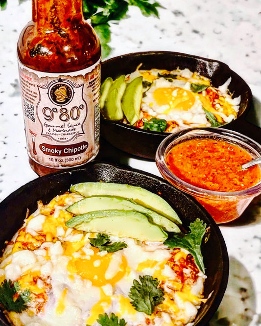 9°80° Smoky Chipotle Mini Skillet Huevos Rancheros
