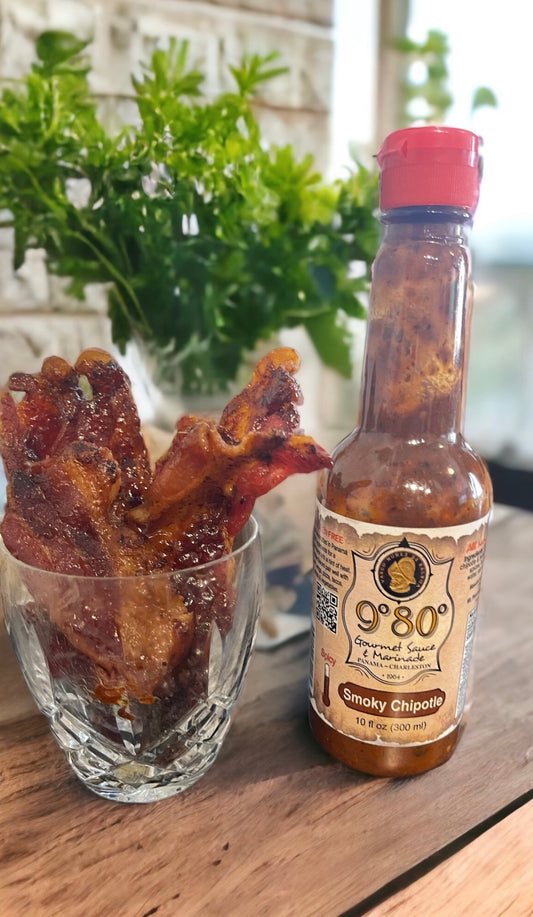 9°80° Smoky Chipotle Candied Bacon