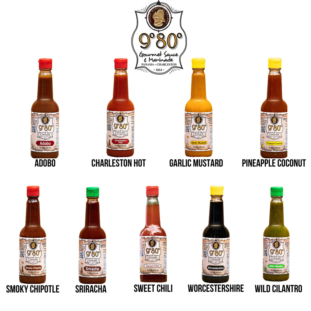 10oz-Bottles 9º80º Sauces & Marinades