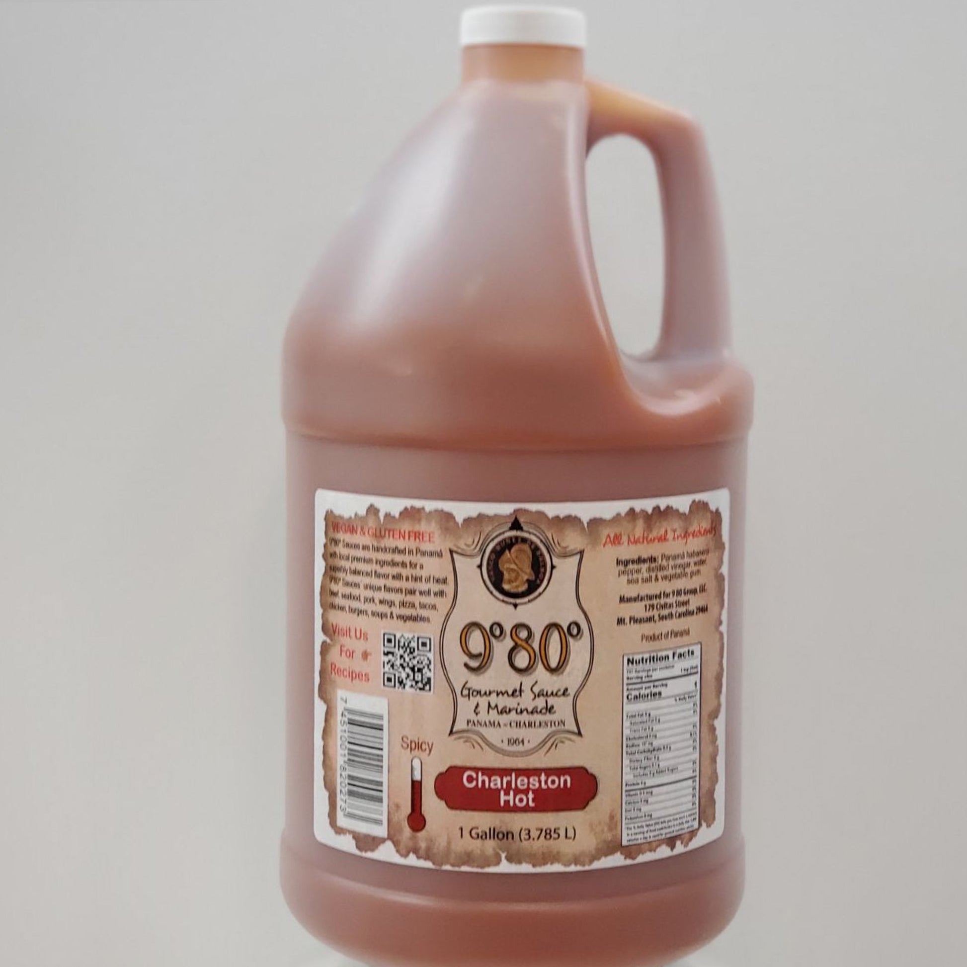 Charleston Hot by the Gallon 9º80º Sauces & Marinades