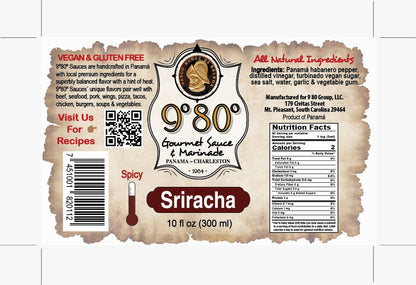 Sriracha - 9°80° Gourmet Sauces and Marinades